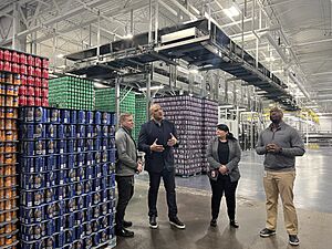Andre Carson Coca Cola Factory
