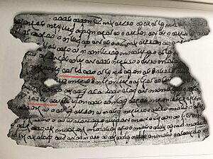 Bactrian document Northern Afghanistan 4th century