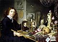 Bailly, David – Self-portrait With Vanitas Symbols – 1651
