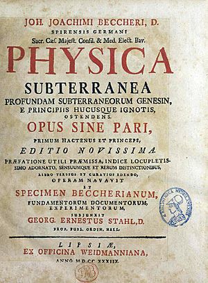 Becher, Johann Joachim – Physica subterranea, 1738 – BEIC 8793369