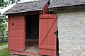 Belgian Farmstead outhouse at Heritage Hill State Historical Park
