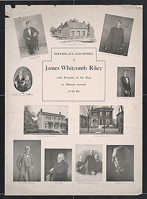 Birthplace and homes of James Whitcomb Riley with portraits of the poet at different periods of his life - DPLA - a1fcf6964c1f2264ad4f80203b2fc740