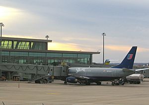 Boeing 737 at Oklahoma City airport