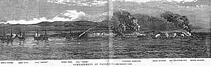 Bombardment of Taganrog - ILN 1858