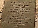 Boundary Stone (District of Columbia) NE 1 plaque.jpg