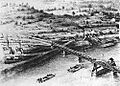 BridgeDavenportIAAerialView1800s