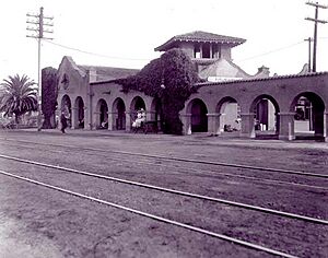 Burlingame Train Station circa 1900