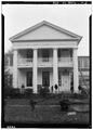 CLOSE- UP OF FRONT OF HOUSE FACES E. - Bates-Jesse House, 311 Government Street, Wetumpka, Elmore County, AL HABS ALA,26-WETU,3-3
