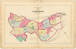 Cambridge 1873 WardMap