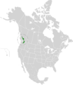Cascade Mountains leeward forests map