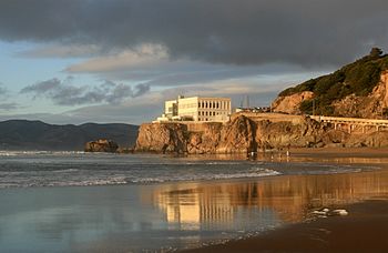 Cliff House from Ocean Beach