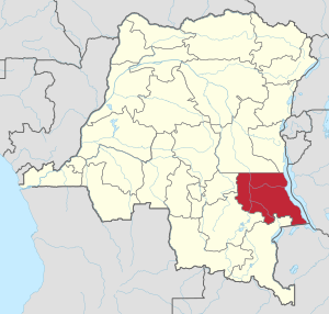 Location of Tanganyika Province