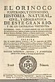 El Orinoco ilustrado y defendido