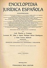 Enciclopedia Jurídica Española