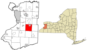 Location in Erie County and New York.