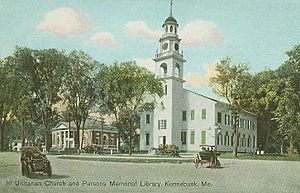 First Parish Church in 1909