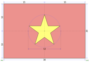 Flag of Vietnam (construction sheet)
