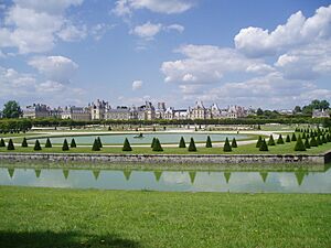 Fontainebleau with gardens