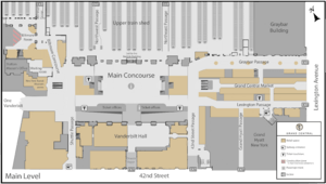 Grand Central map