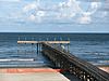 A pier extending into the Gulf of Mexico
