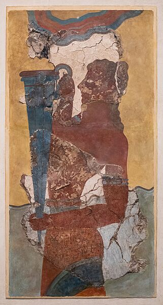 Heraklion — Cup bearer fresco