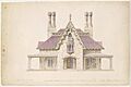 House for William J. Rotch, New Bedford, Massachusetts (front elevation) MET DT239695