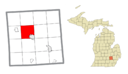 Location within Livingston County