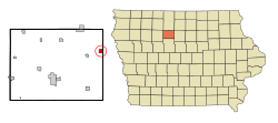 Location of Renwick, Iowa