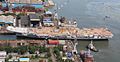 INS Vikrant being undocked at the Cochin Shipyard Limited in 2015 (07)