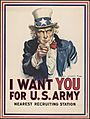 J. M. Flagg, I Want You for U.S. Army poster (1917)