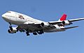 Japan Airlines B747-446 (JA8914) in JAL's 2002 livery