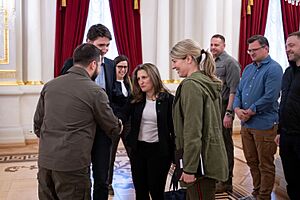 Justin Trudeau, Volodymyr Zelensky (2022-05-08) 08