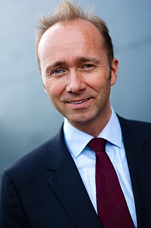Kulturminister Trond Giske på åpningen av Rockheim