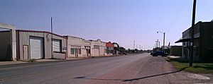 Facing East on Farm to Market 604 in Lawn, Texas.