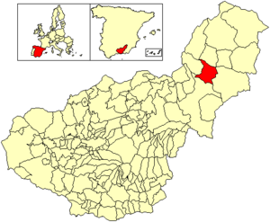 Location of Benamaurel