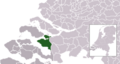 Map - NL - Municipality code 0716 (2009)