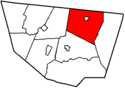 Map of Sullivan County Pennsylvania Highlighting Cherry Township.png