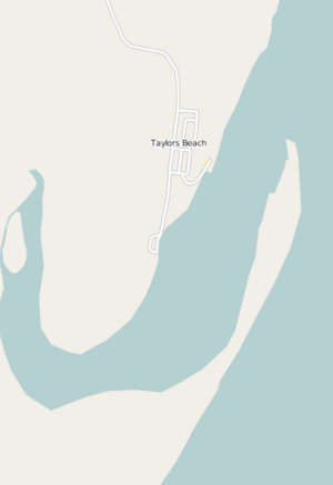 Map of Taylors Beach