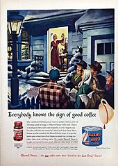 Maxwellhouse coffee 1950 ad