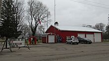 Montgomery village office and fire department (Michigan)