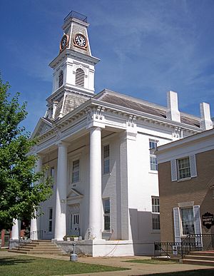 The Morgan County Courthouse in McConnelsville