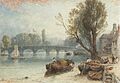 Myles Birket Foster Kew Bridge from Strand on the Green