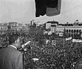 Nasser addresses Aleppo, 1960