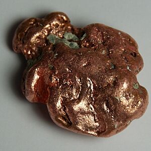 Natural copper nugget