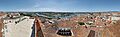 Panoramic view of Coimbra from highest building