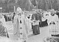 Papież Jan Paweł II i kardynał Stefan kardynał Wyszyński w drodze na plac Zwycięstwa w dniu 2 czerwca 1979
