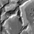 Part of Noctis Labyrinthus taken with the Mars Global Surveyor - 20060529