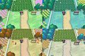 Pokémon Black and White seasons comparison