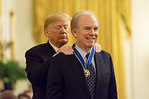President Donald J. Trump Presents Medal of Freedom to Roger Staubach - 45863434232