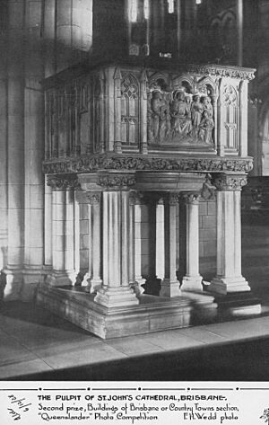 Pulpit of St. John's Cathedral, Brisbane, 1928 (4991490171)
